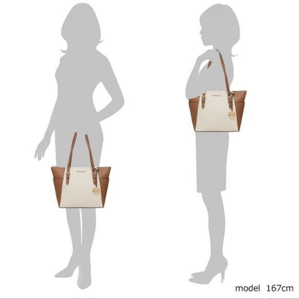 MICHAEL KORS Charlotte Large Top-Zip Tote - Picture 6 of 10